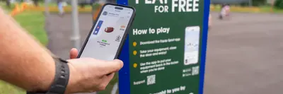 Person using an Equip sport locker