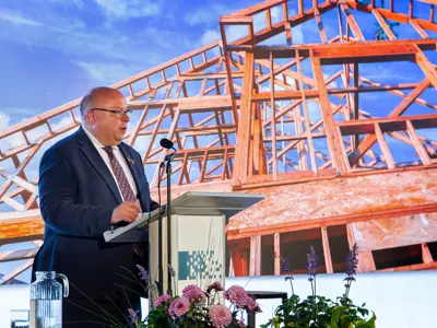 The Mayor delivering his State of the City speech