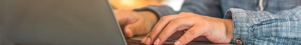 Person using a laptop