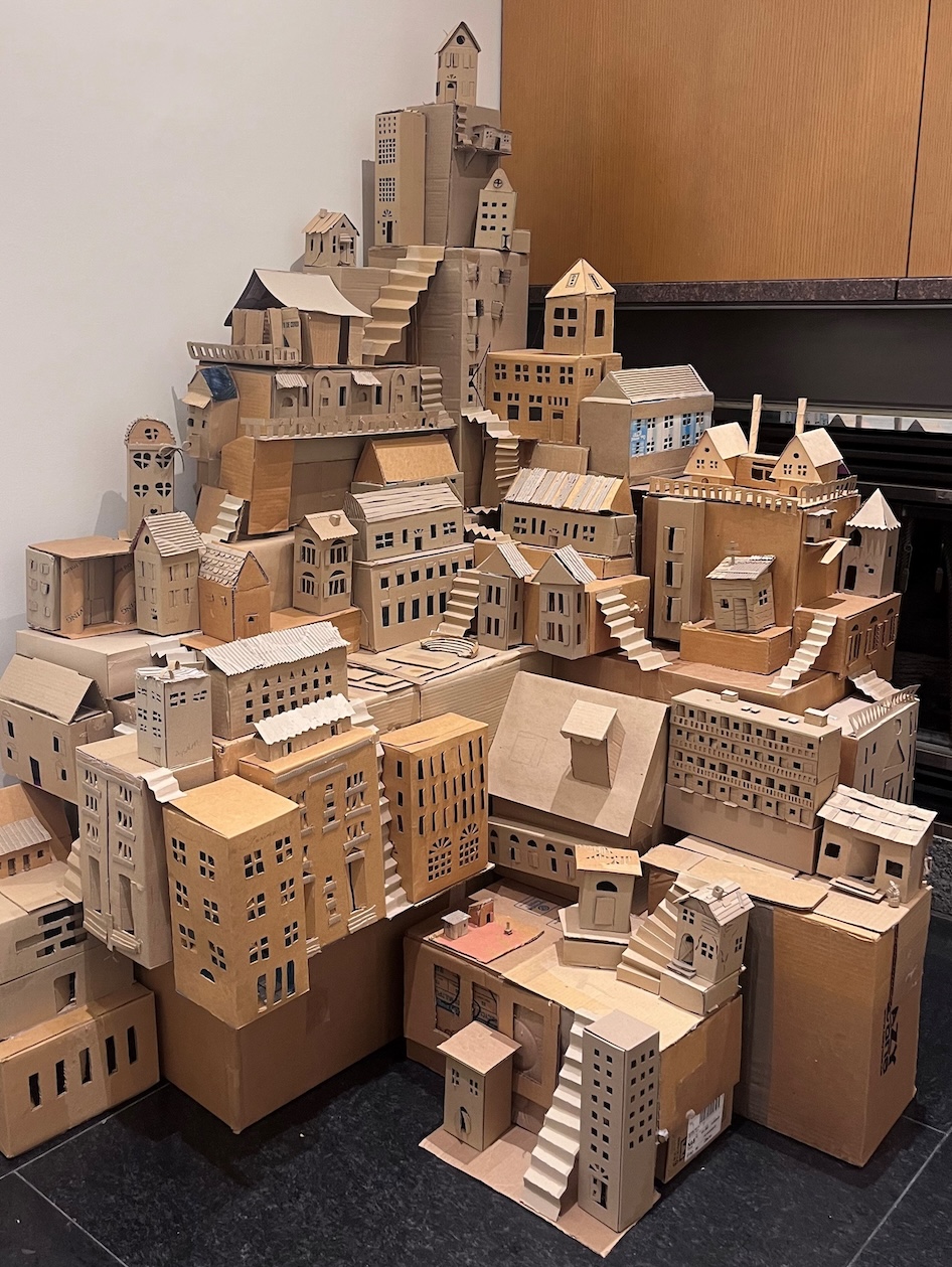 Finding Home installation at City Hall